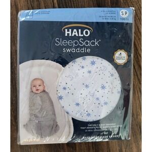 New Halo Sleep Sack Swaddle Moons & Stars 3- 6 Months